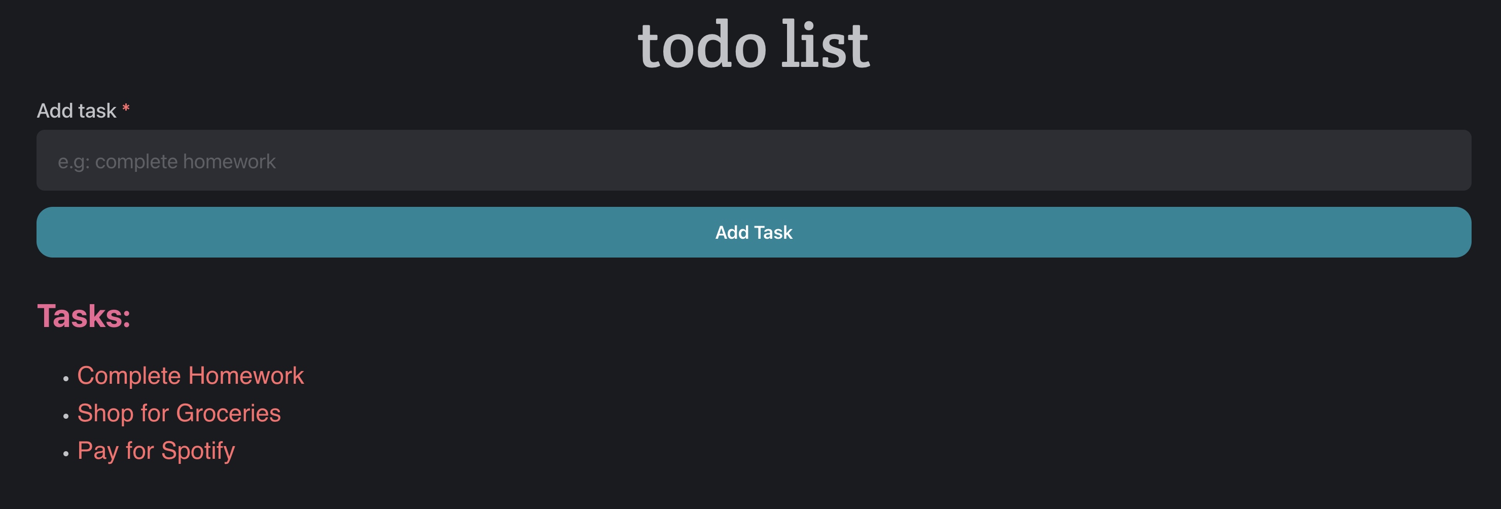 To-Do App